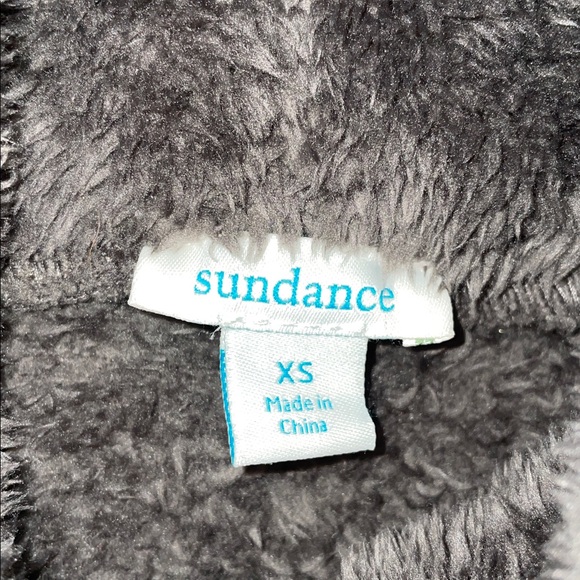 Sundance Mountain Loft Oversized Sherpa Fleece Pullover Cowl Neck Gray Size XS - Picture 4 of 12